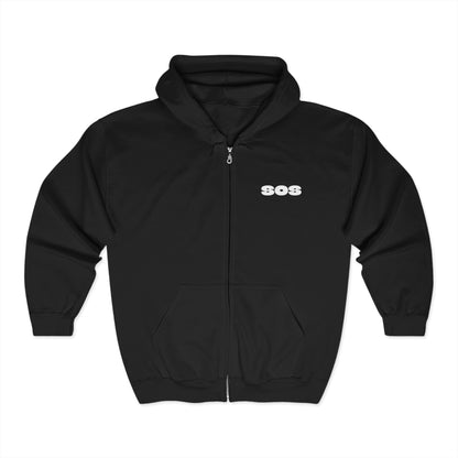 Unisex Heavy Blend™ Full Zip Hooded Sweatshirt-MAKE MONEY NOT FRIENDS